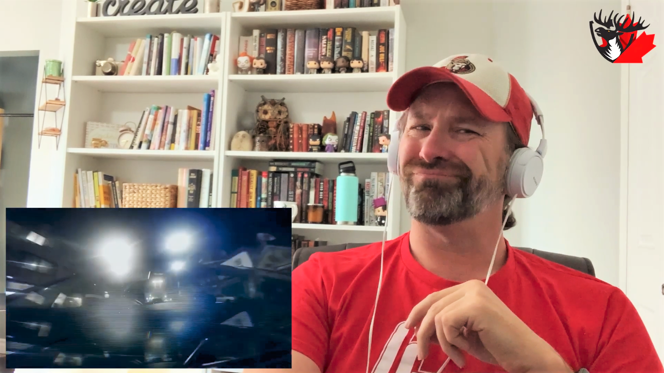 Canadian Dad Reacts in High Focus t-shirt.