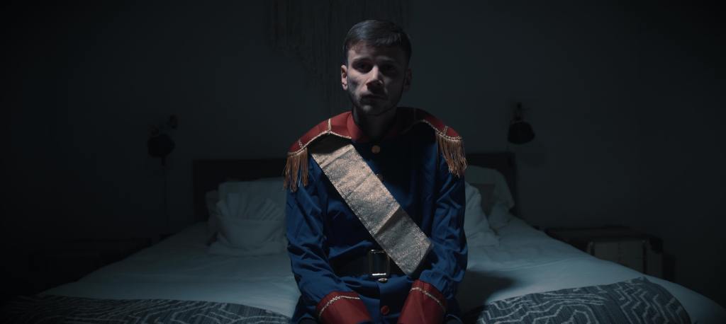 J B dressed as Prince Charming.