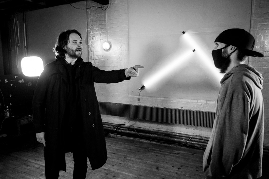 Shuffle T and Soul battle rapping.