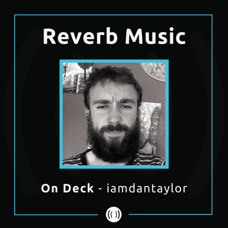 Album cover art. Black and white photo of Dan's face with large beard.